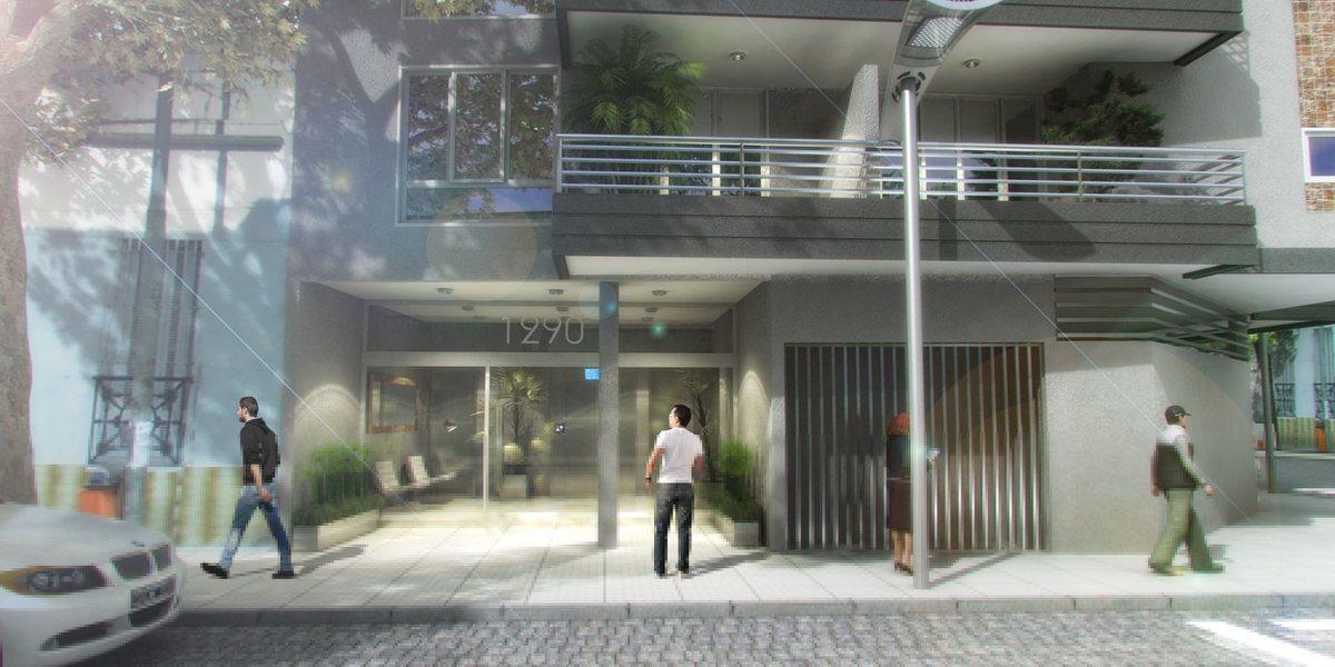 Venta Monoambiente con Balcon Parque Cha 5