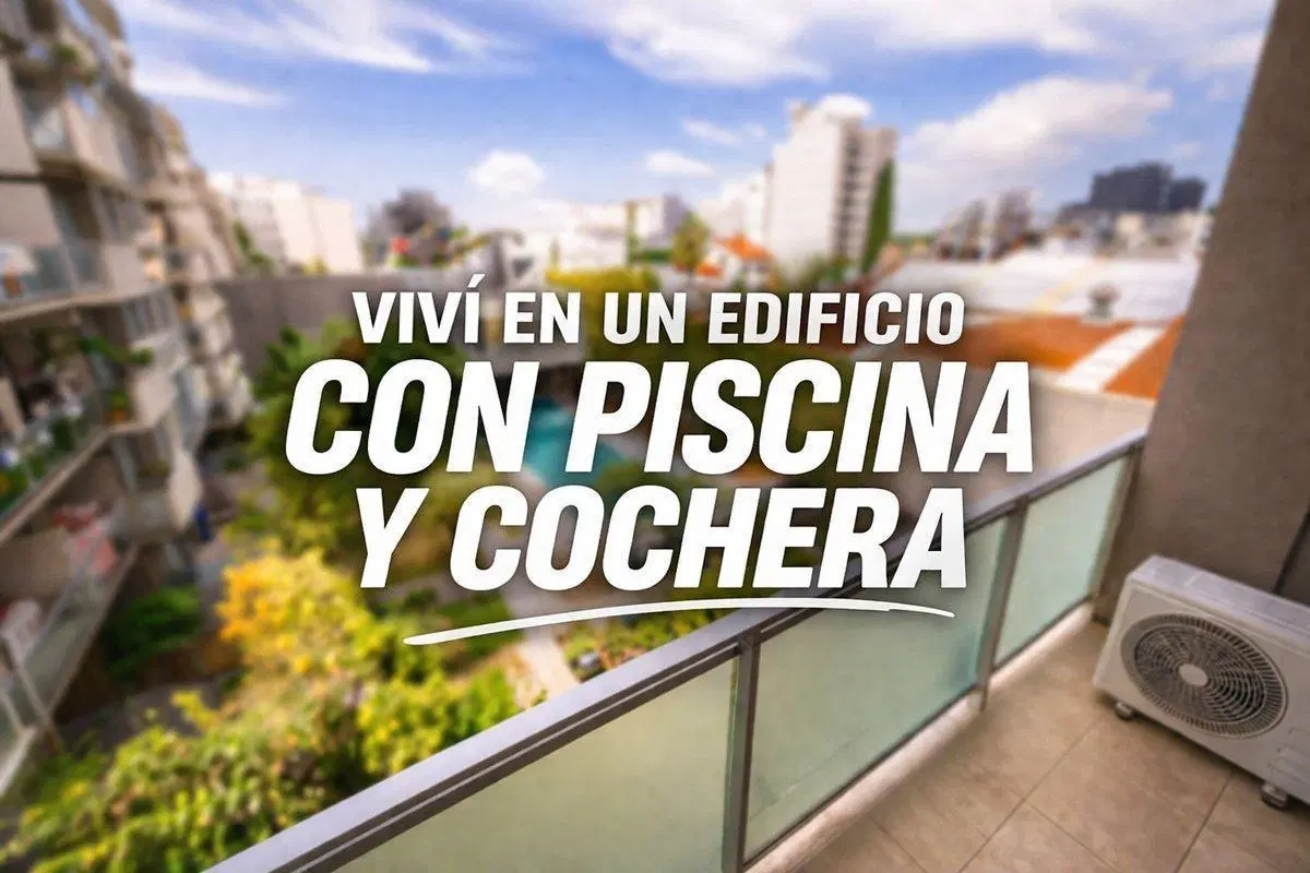 MONOAMBIENTE CON BALCÓN Y AMENITIES MAS COCHERA 4