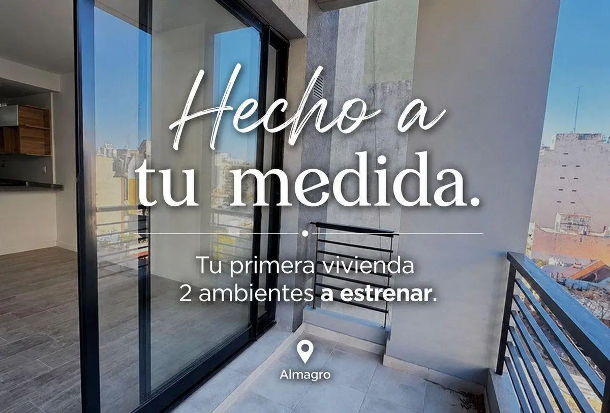 DEPARTAMENTO 2 AMBIENTES VENTA ALMAGRO BALCON 5