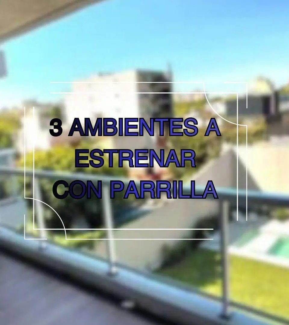 VENTA DEPARTAMENTO 3 AMBIENTES A ESTRENAR ORTUZAR 2
