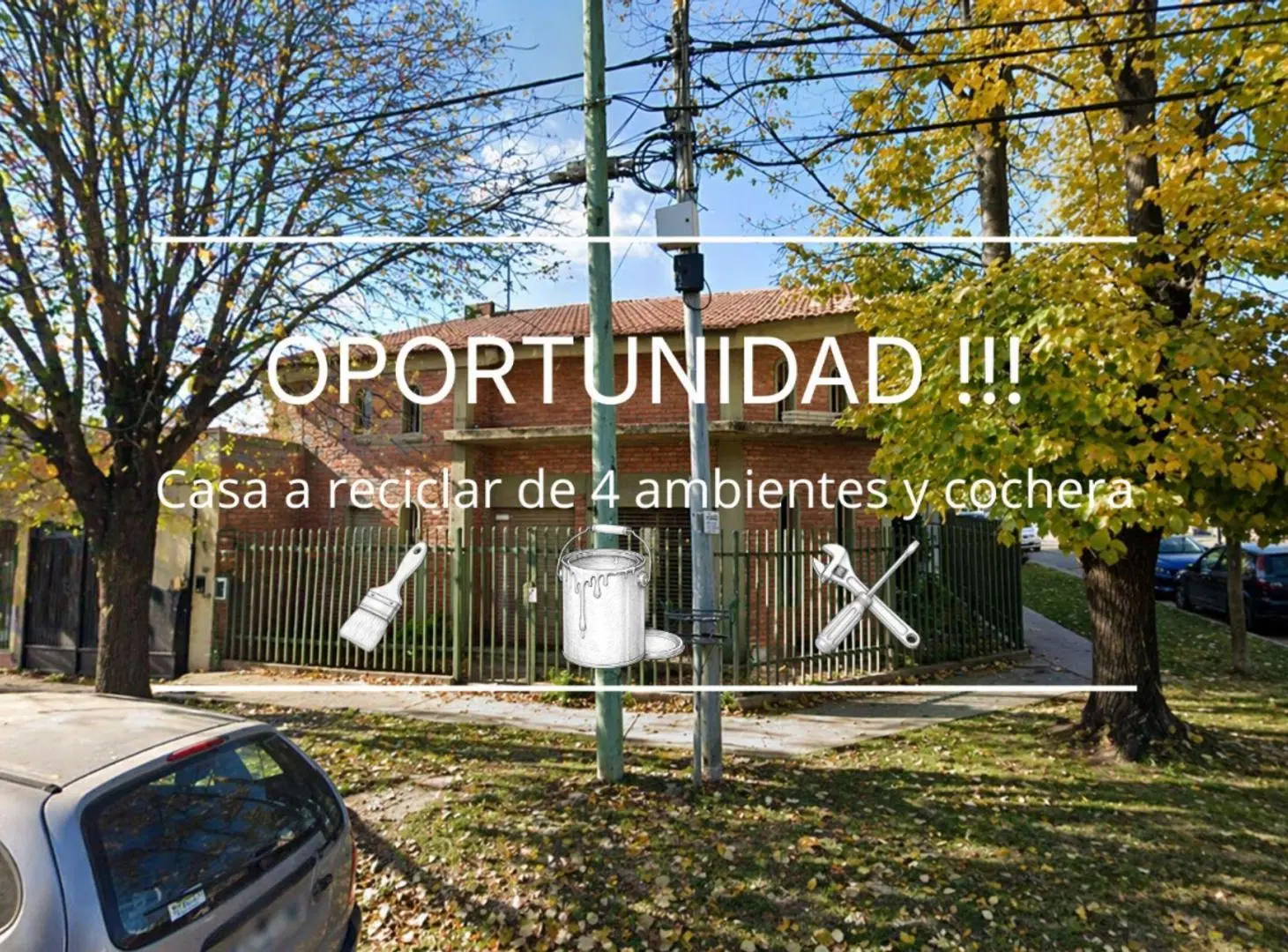 CASA A REFACCIONAR EN ESQUINA LOTE PROPIO 205 m² 2