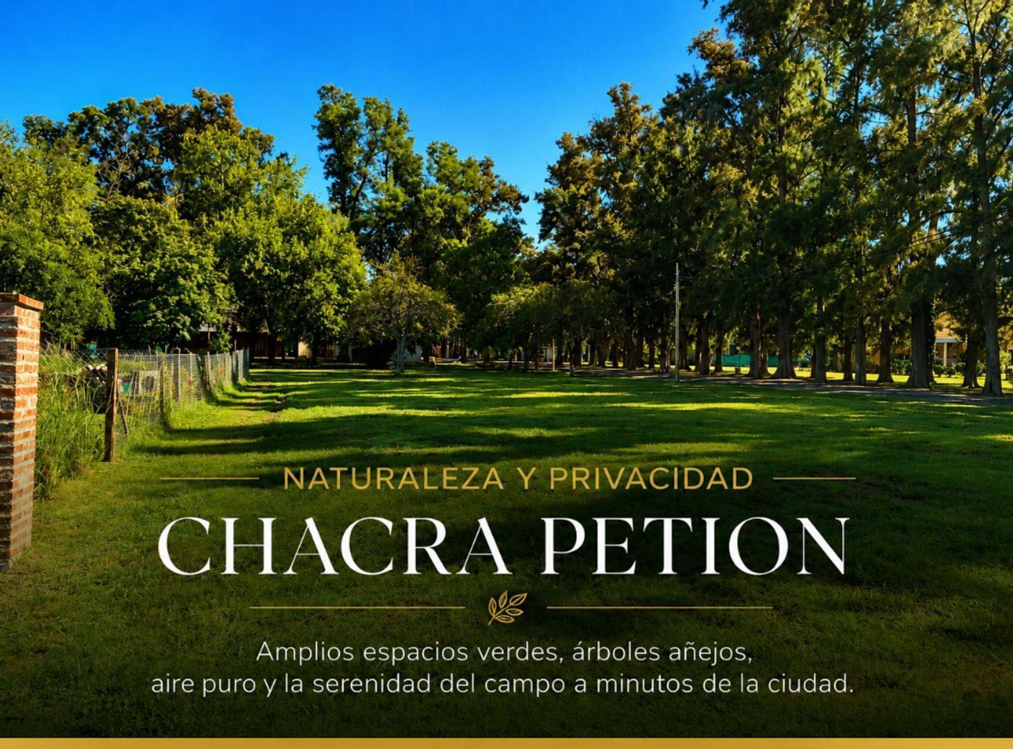 VENTA LOTE CHACRA PETION CAÑUELAS