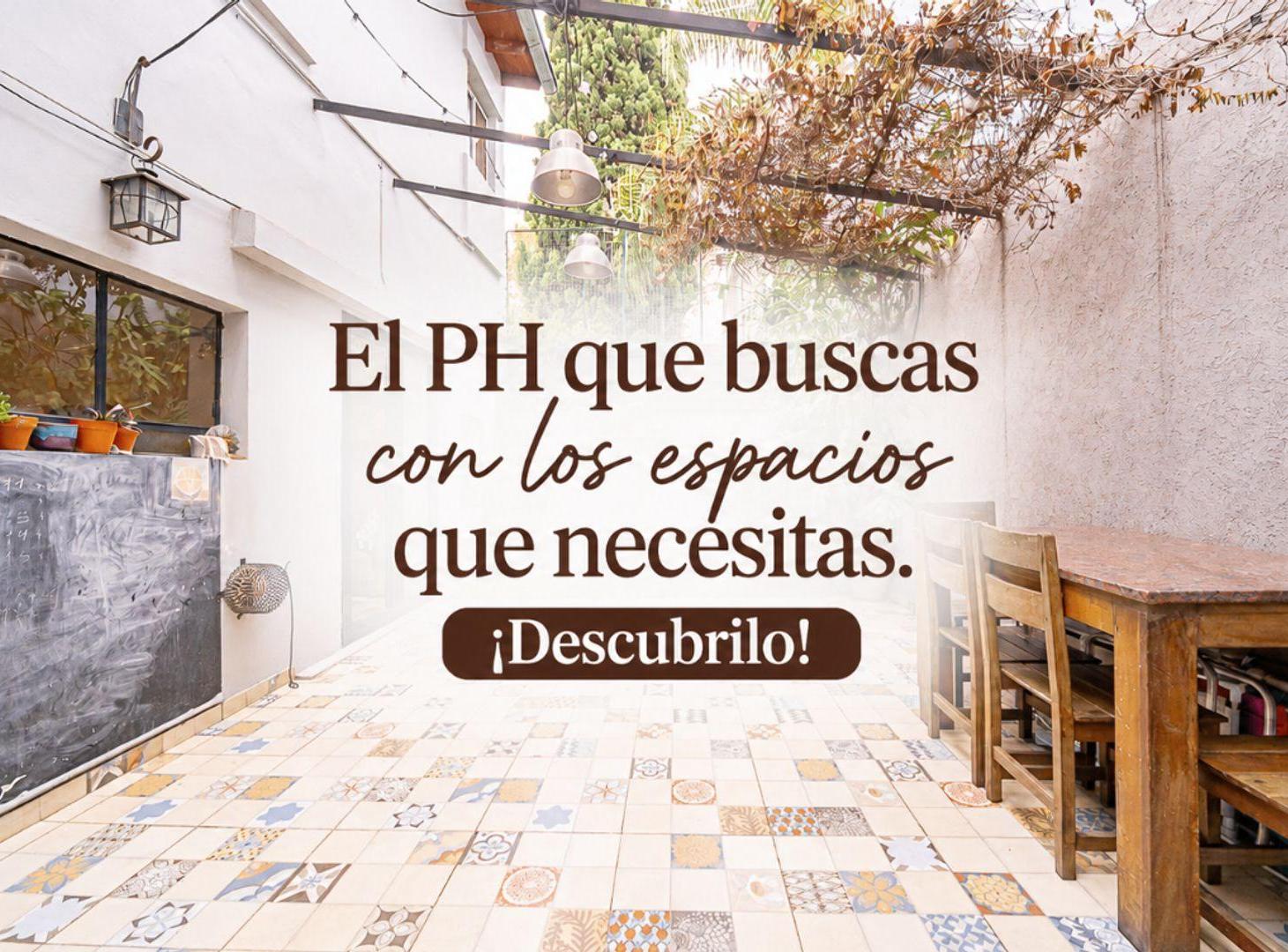 VENTA PH 3 AMBIENTES FLORESTA CON PATIO Y TERRAZA