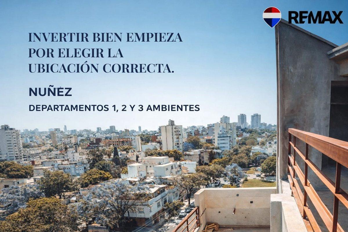 VENTA DEPARTAMENTO 2 AMBIENTES NUÑEZ BALCON