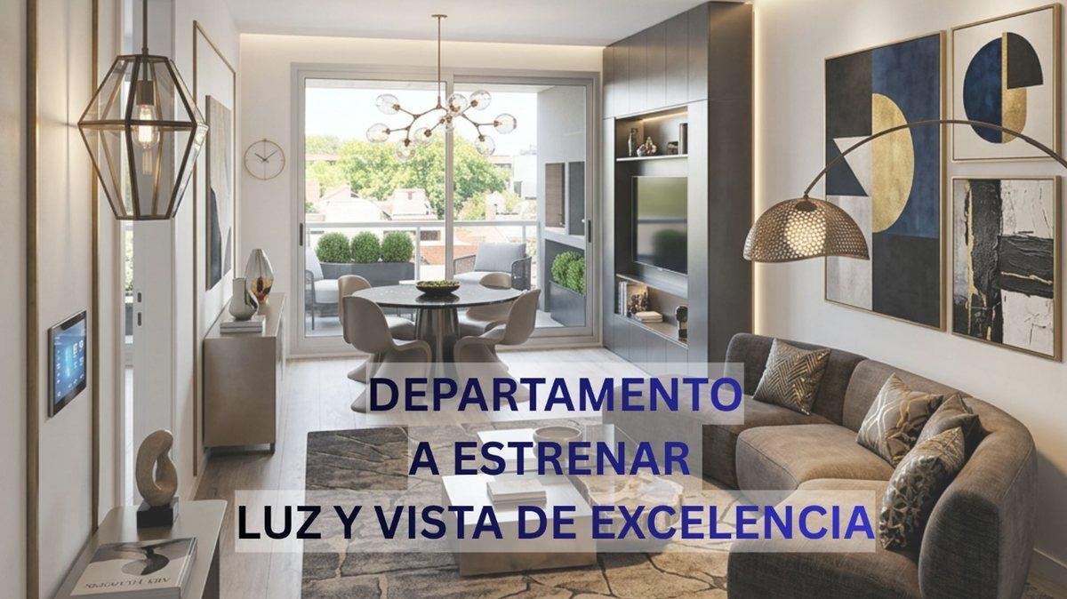2 AMBIENTES A ESTRENAR ORTUZAR BALCON PARRILLA LUZ
