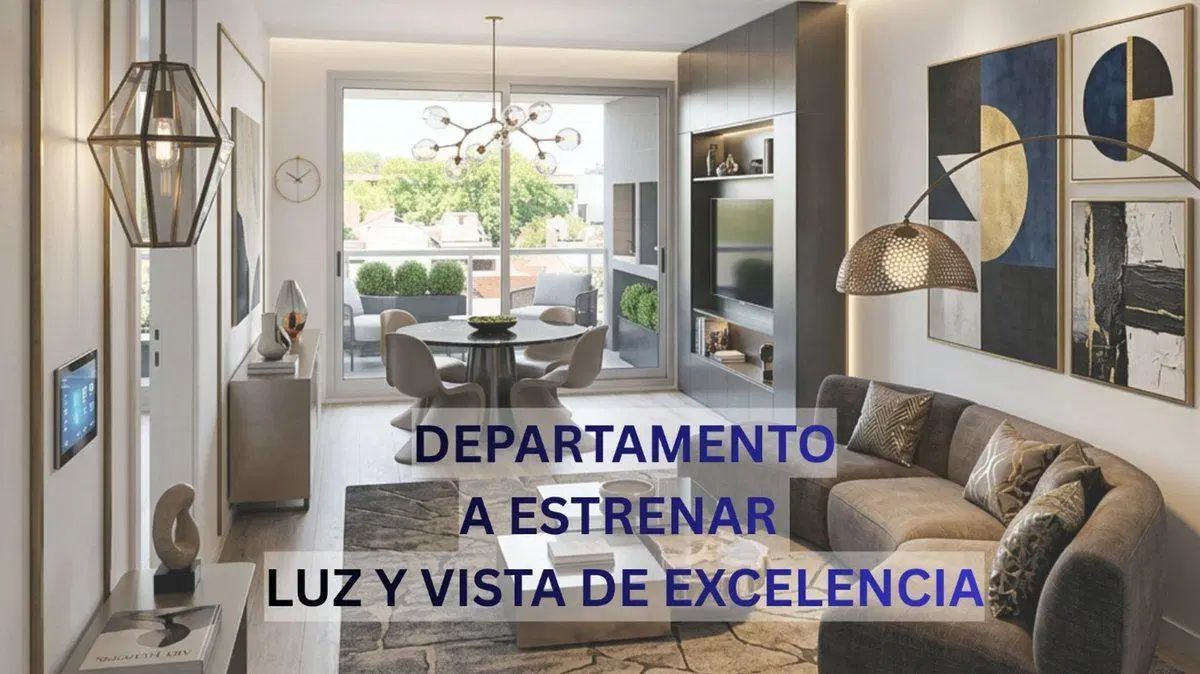 2 AMBIENTES A ESTRENAR ORTUZAR BALCON PARRILLA LUZ 2
