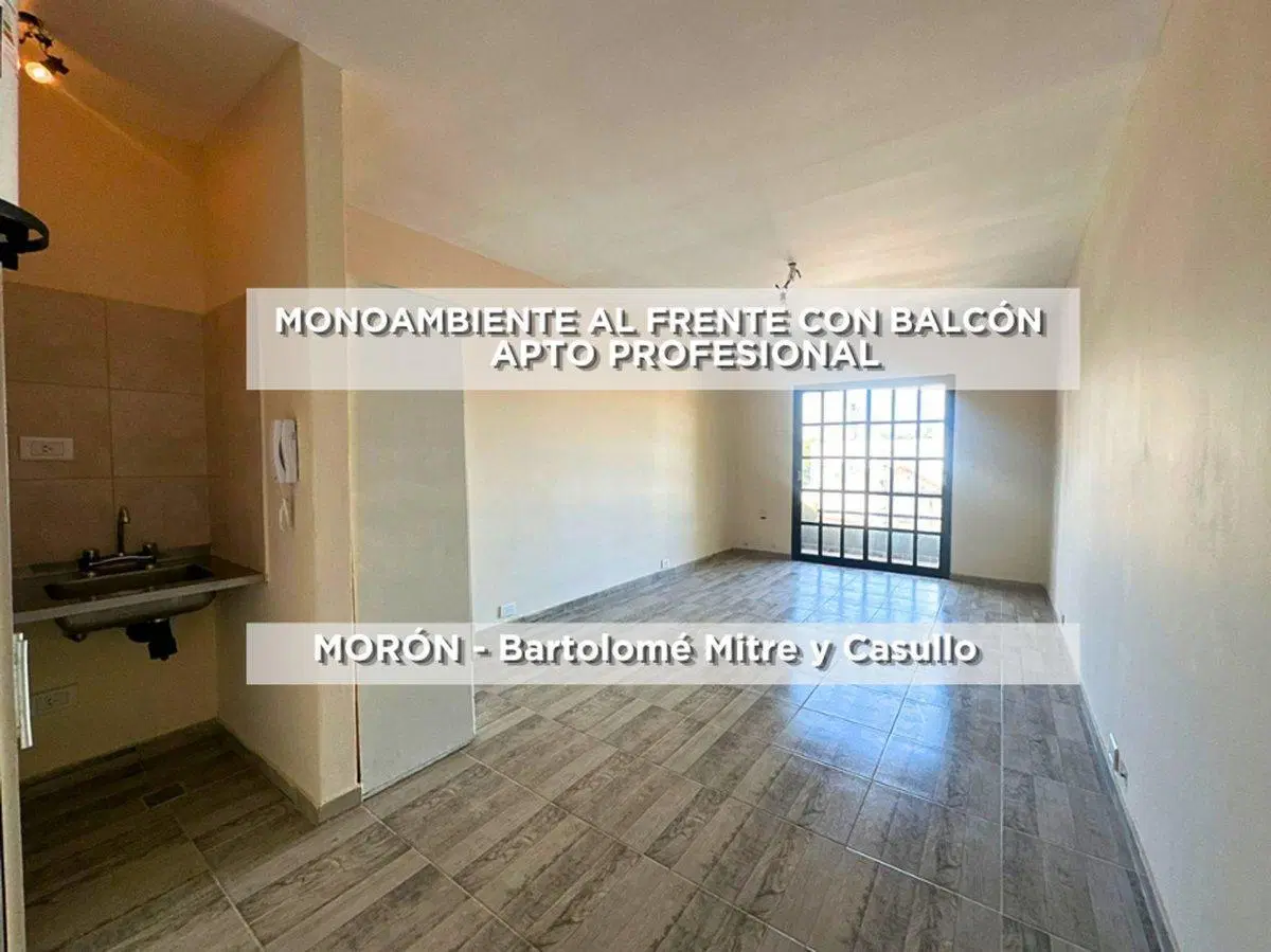 MONOAMBIENTE ALQUILER MORON APTO PROFESIONAL 2