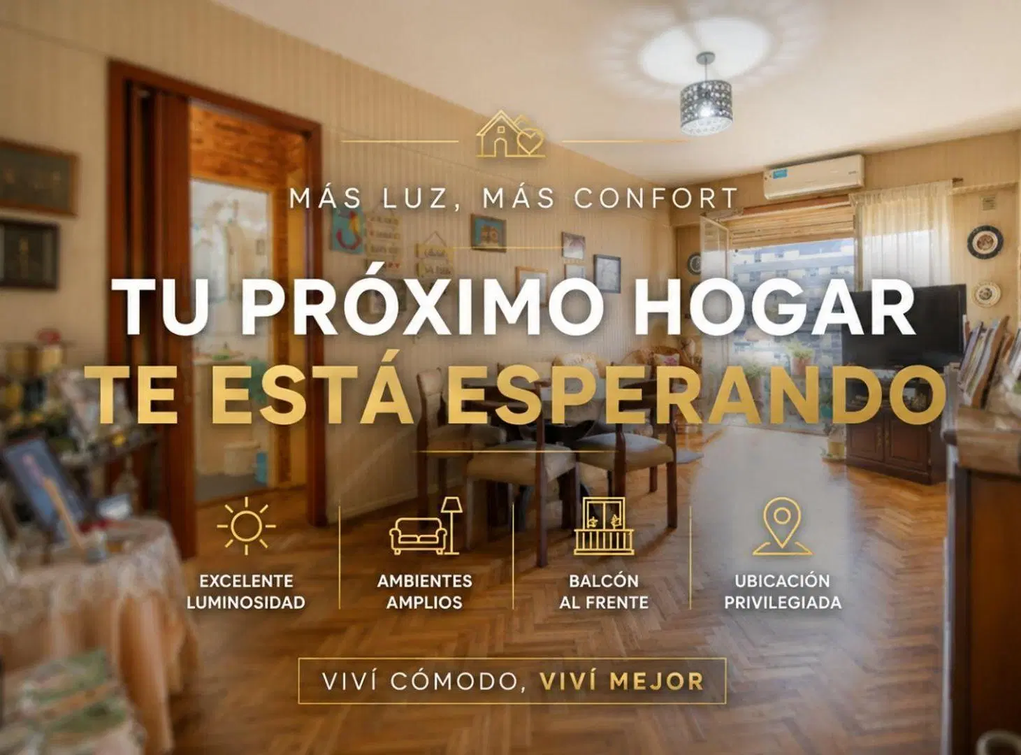 VENTA DEPARTAMENTO 3 AMBIENTES LAS CAÑITAS BALCON 4