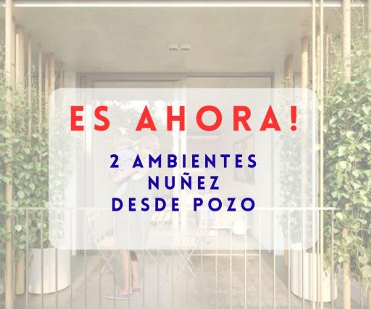 Foto de VENTA DOS AMBIENTES BALCON NUÑEZ DESDE POZO, imagen 1