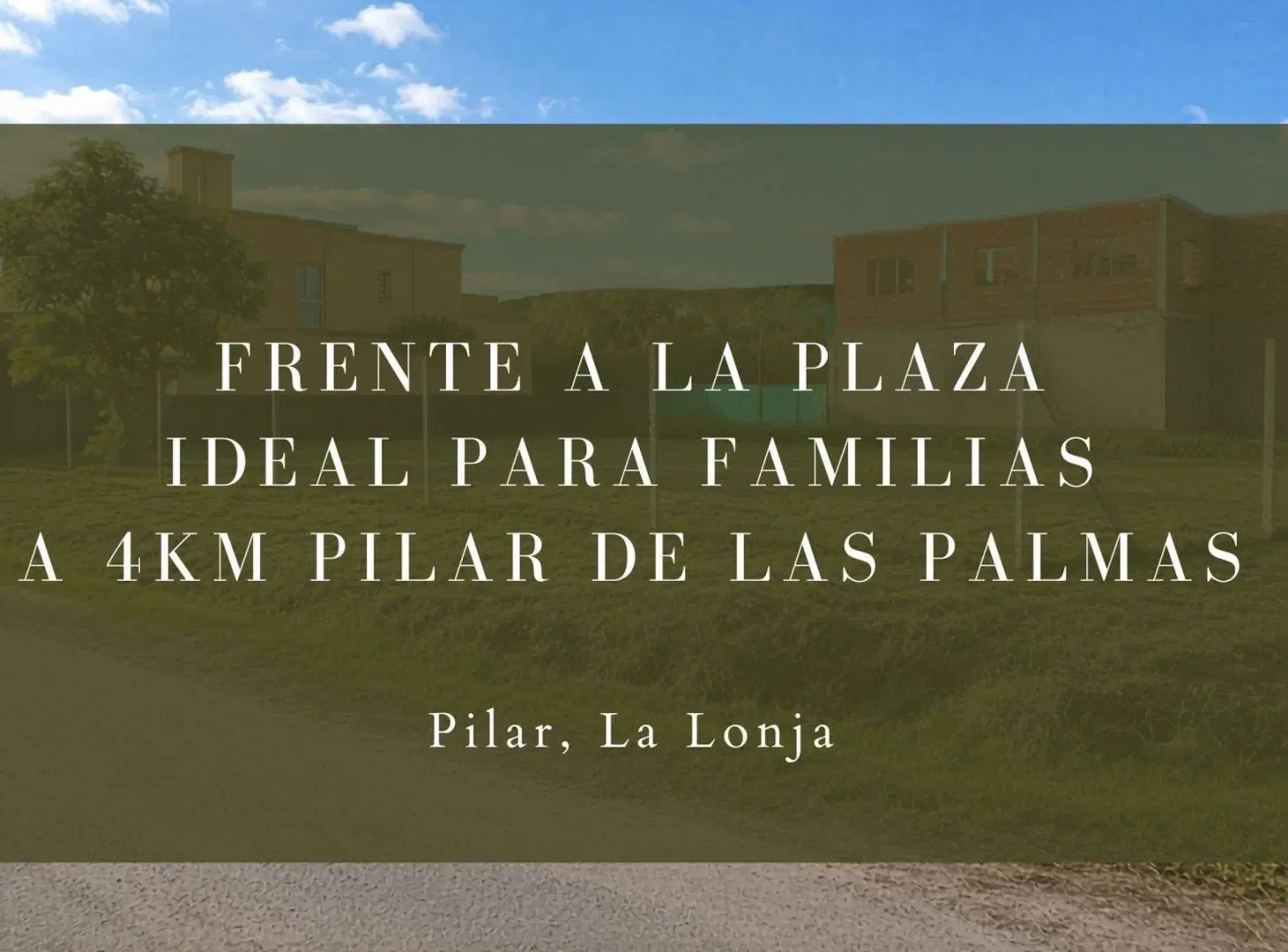 Venta de terreno en Pilar La lonja 371m2 2