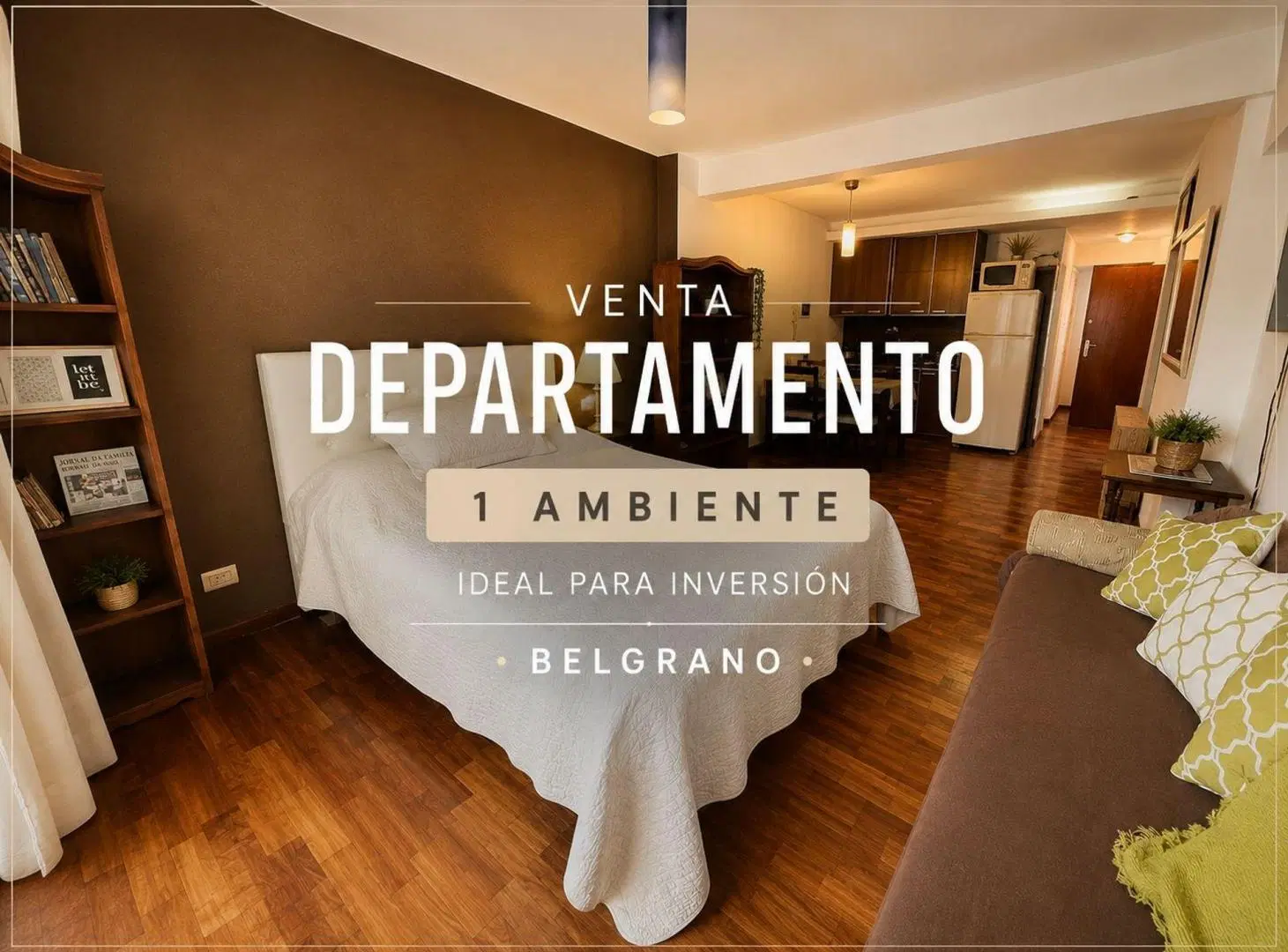 VENTA MONOAMBIENTE BALCON  BELGRANO APTO CREDITO 2