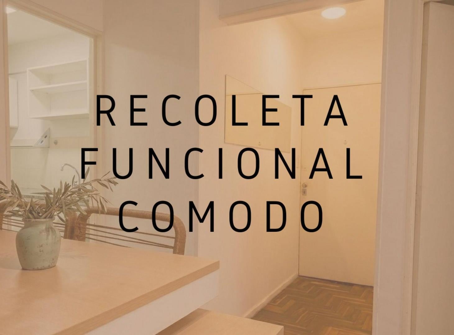 Monoambiente en venta zona Recoleta