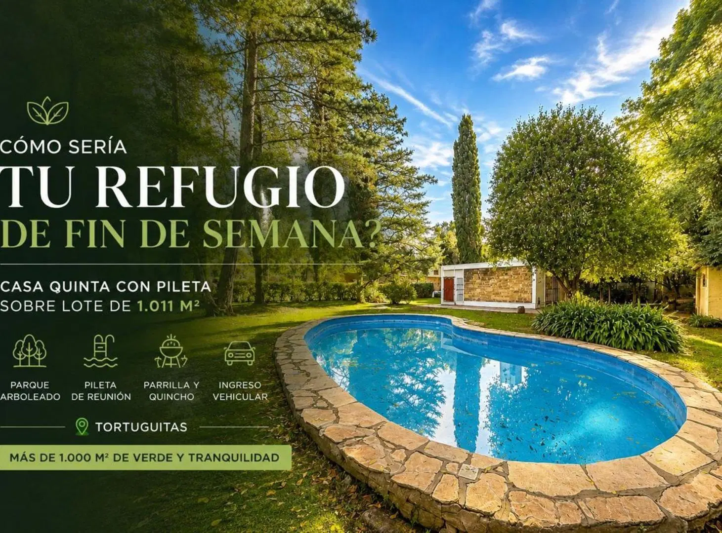 VENTA QUINTA GRAN PARQUE Y PILETA TORTUGUITAS 4