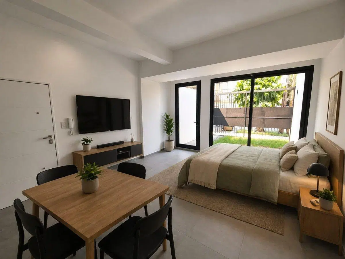 VENTA DEPARTAMENTO 1 AMBIENTE SANTOS LUGARES PATIO 2