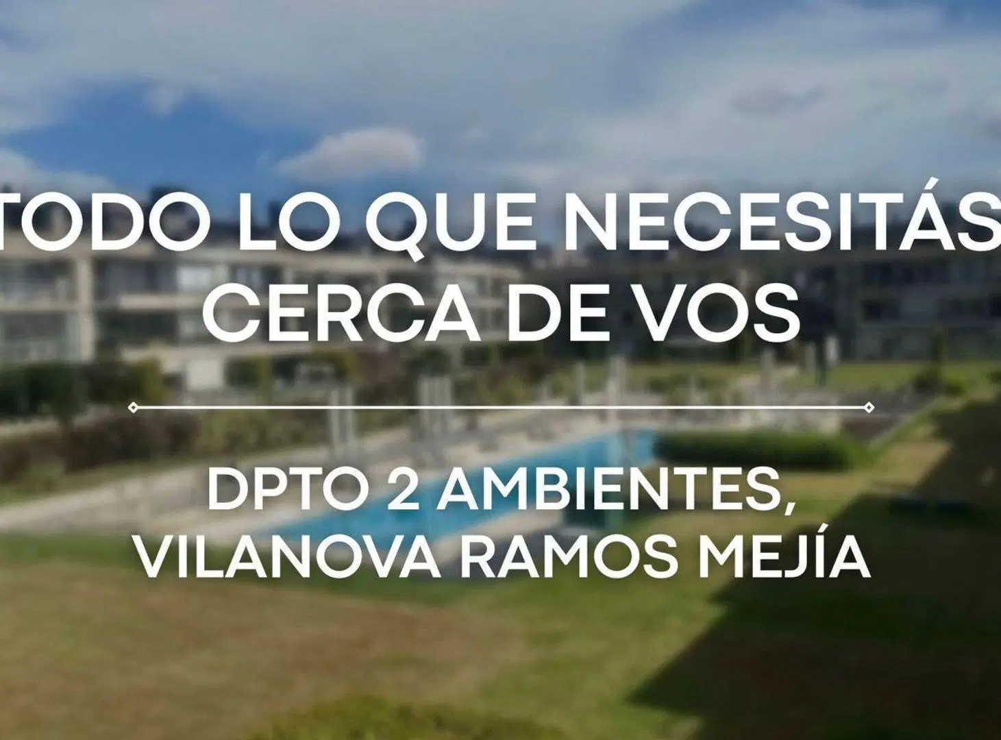 VENTA DPTO 2 AMBIENTES RAMOS MEJIA BALCON FRANCES 2