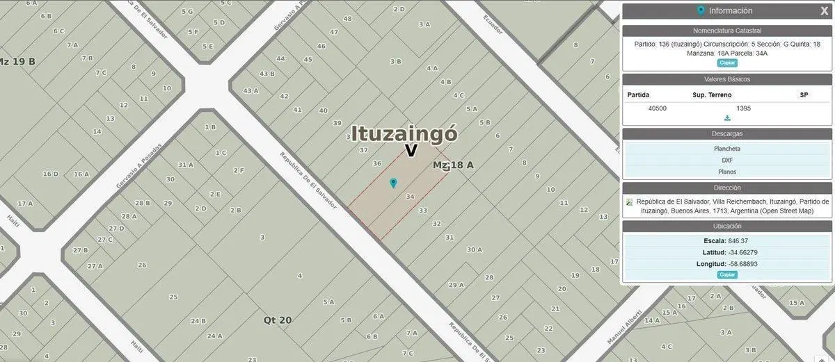 LOTE DOBLE ITUZAINGO 1350 M2 - FINANCIACION PROPIA 5