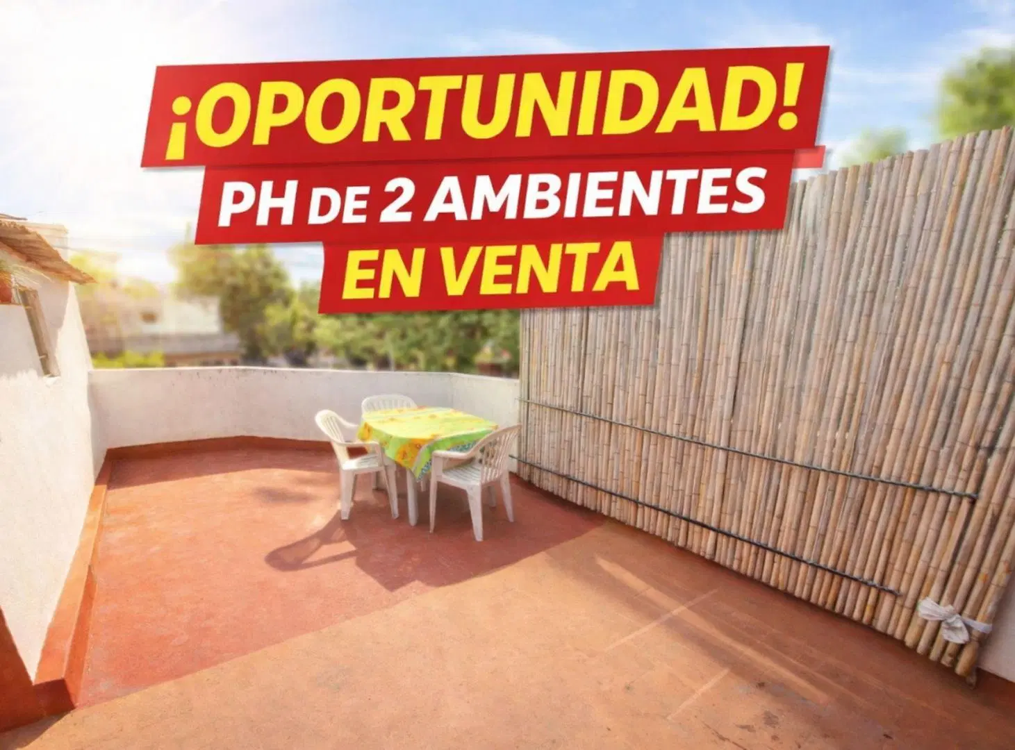 PH 2 AMBIENTES VENTA VILLA DEL PARQUE ÚNICO TERRAZ 2