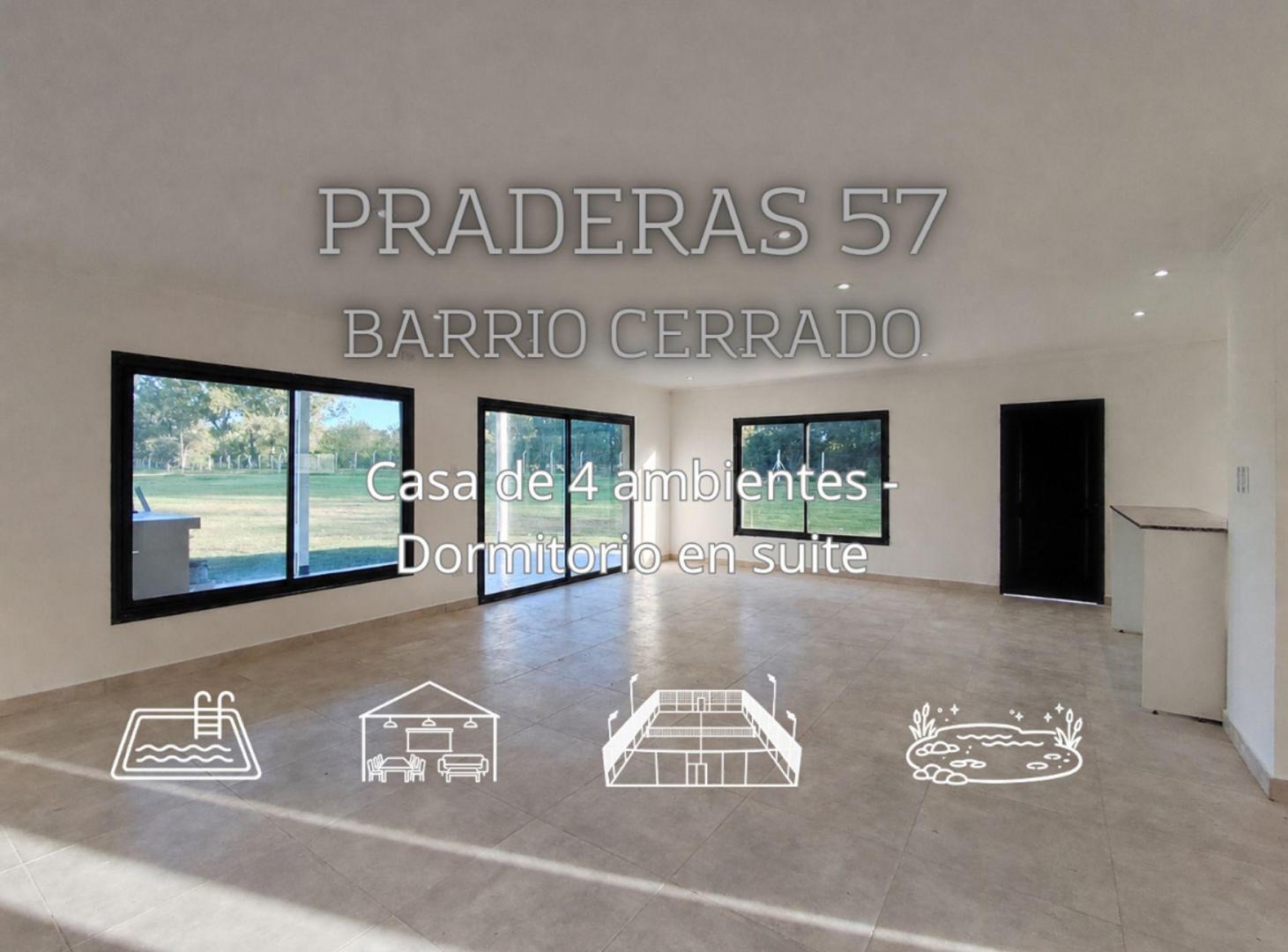 CASA VENTA PRADERAS 57 CAÑUELAS 4 AMBIENTES COCHER