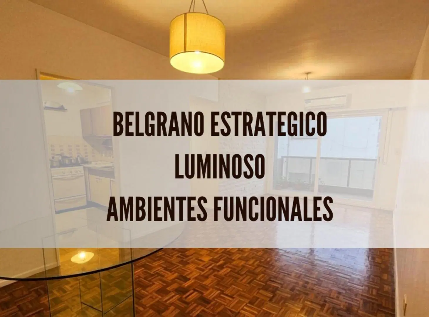 Venta departamento 3 ambientes zona Belgrano 2