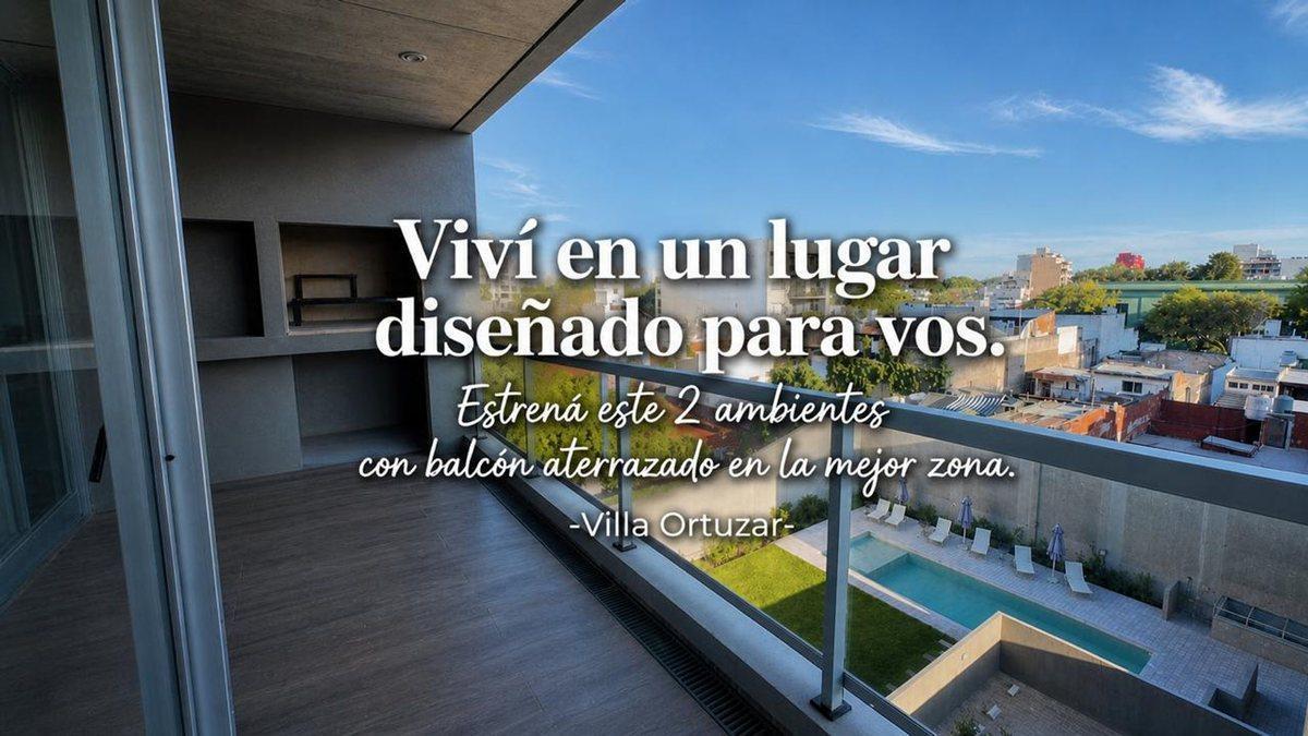 DEPARTAMENTO 2 AMBIENTE VENTA VILLA ORTUZAR BALCON