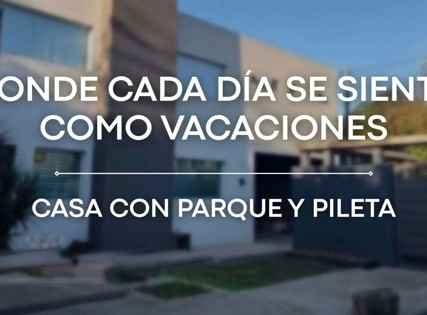 CASA VENTA VILLA LUZURIAGA CON PARQUE Y PILETA