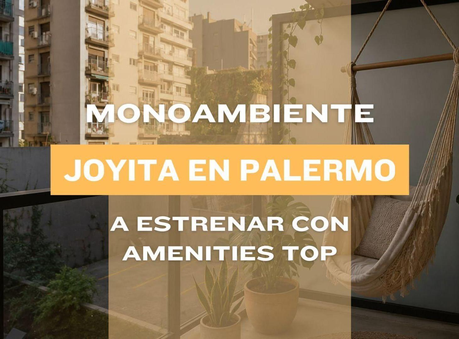 MONOAMBIENTE A ESTRENAR CON AMENITIES PALERMO SOHO