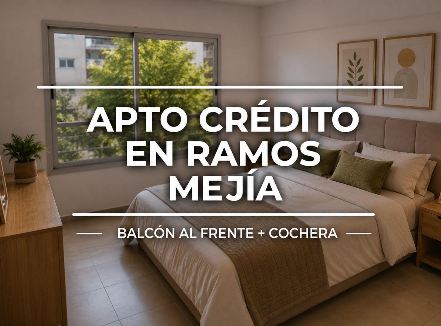 DEPTO VENTA 2 AMB EN RAMOS MEJIA COCHERA Y BALCON
