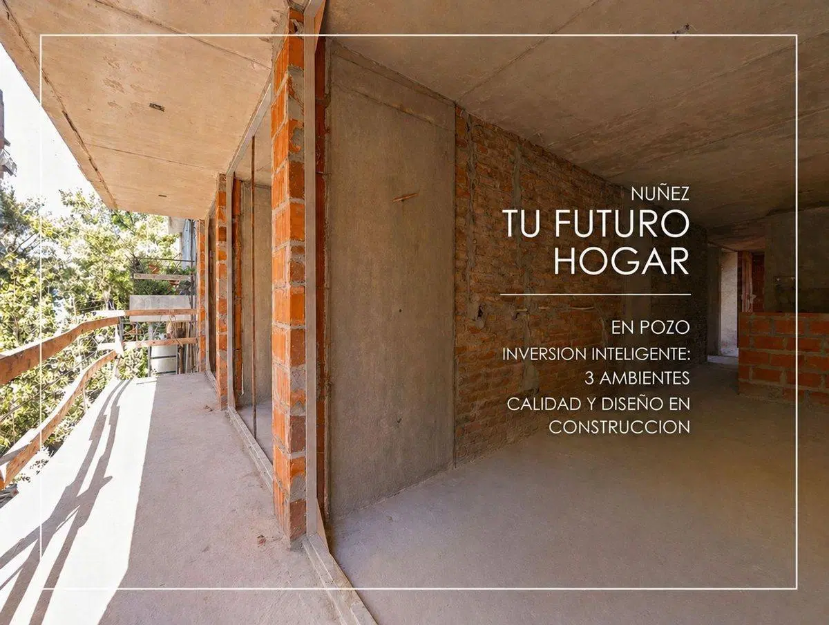 DEPARTAMENTO 3 AMBIENTES VENTA NUÑEZ BALCON 2