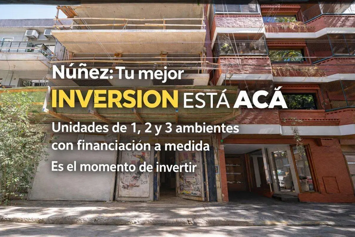DEPARTAMENTO 2 AMBIENTE VENTA NUÑEZ BALCON TERRAZA 4