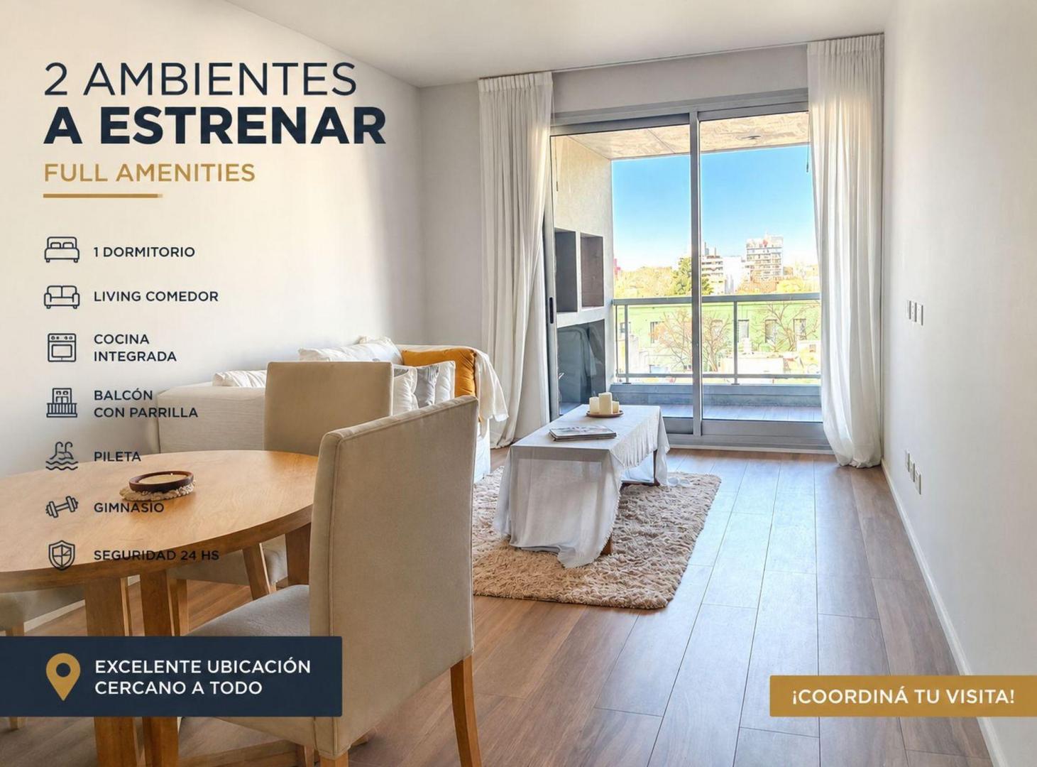 VENTA DEPARTAMENTO 2 AMBIENTES VILLA ORTUZAR