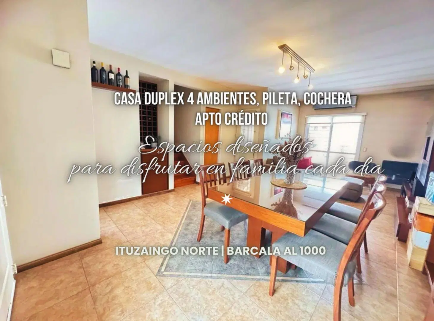 CASA DUPLEX 4 AMBIENTES VENTA ITUZAINGO  PILETA 3
