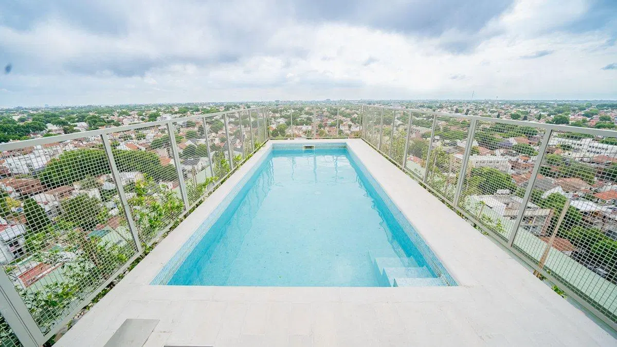 Venta departamento piso alto La Lucila 8