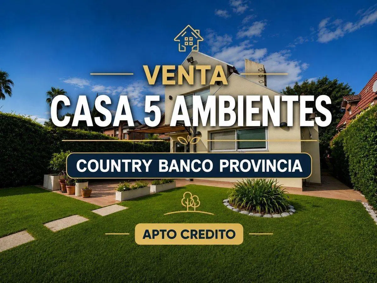 VENTA CASA 5 AMBIENTES  BCO PROVINCIA APTO CREDITO 2