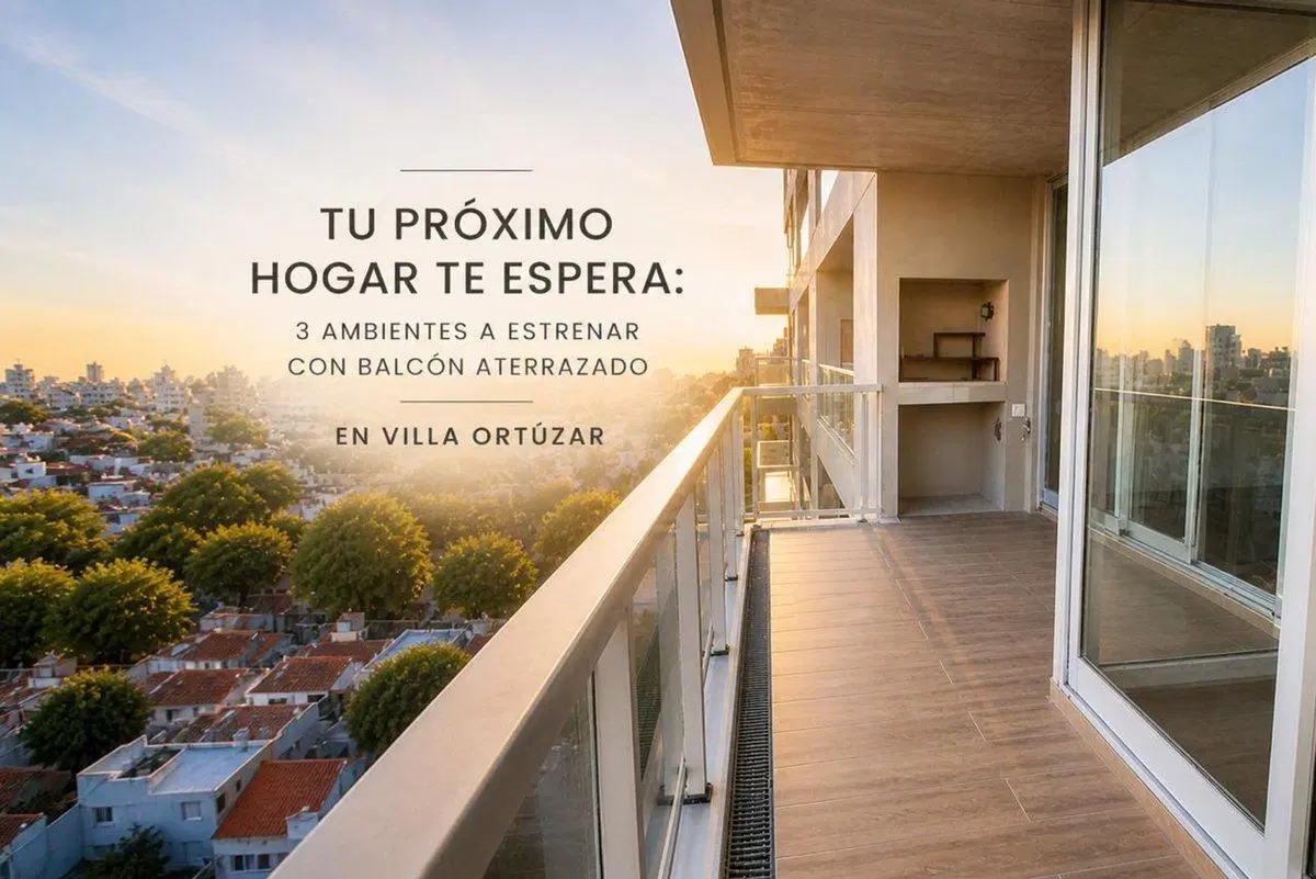 DEPARTAMENTO 3 AMBIENTE VENTA VILLA ORTUZAR BALCON 3