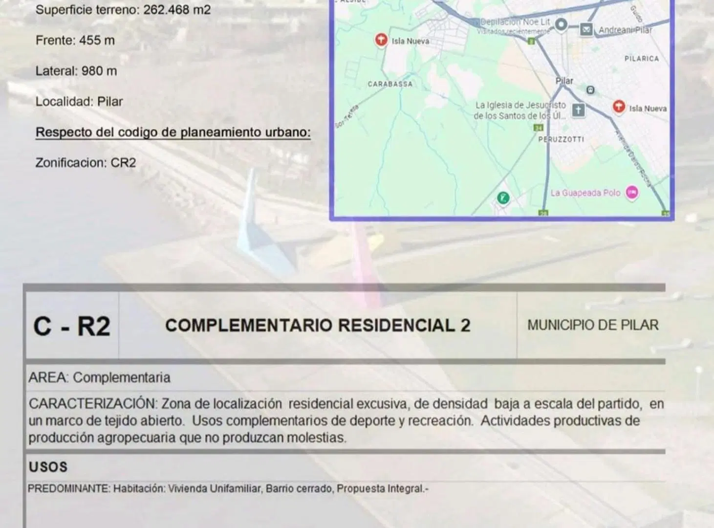 VENTA LOTE 26 HAS PILAR OPORTUNIDAD INVERSION 5