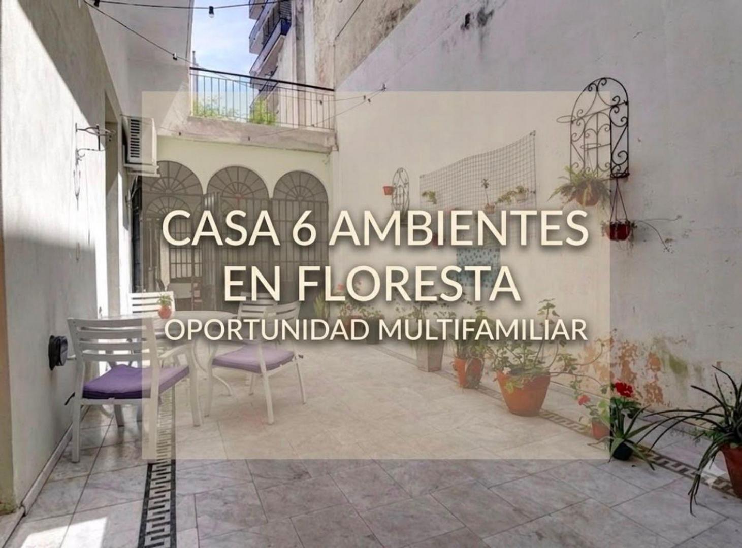 Venta casa Floresta 6 amb/terrazas-parque-parrilla