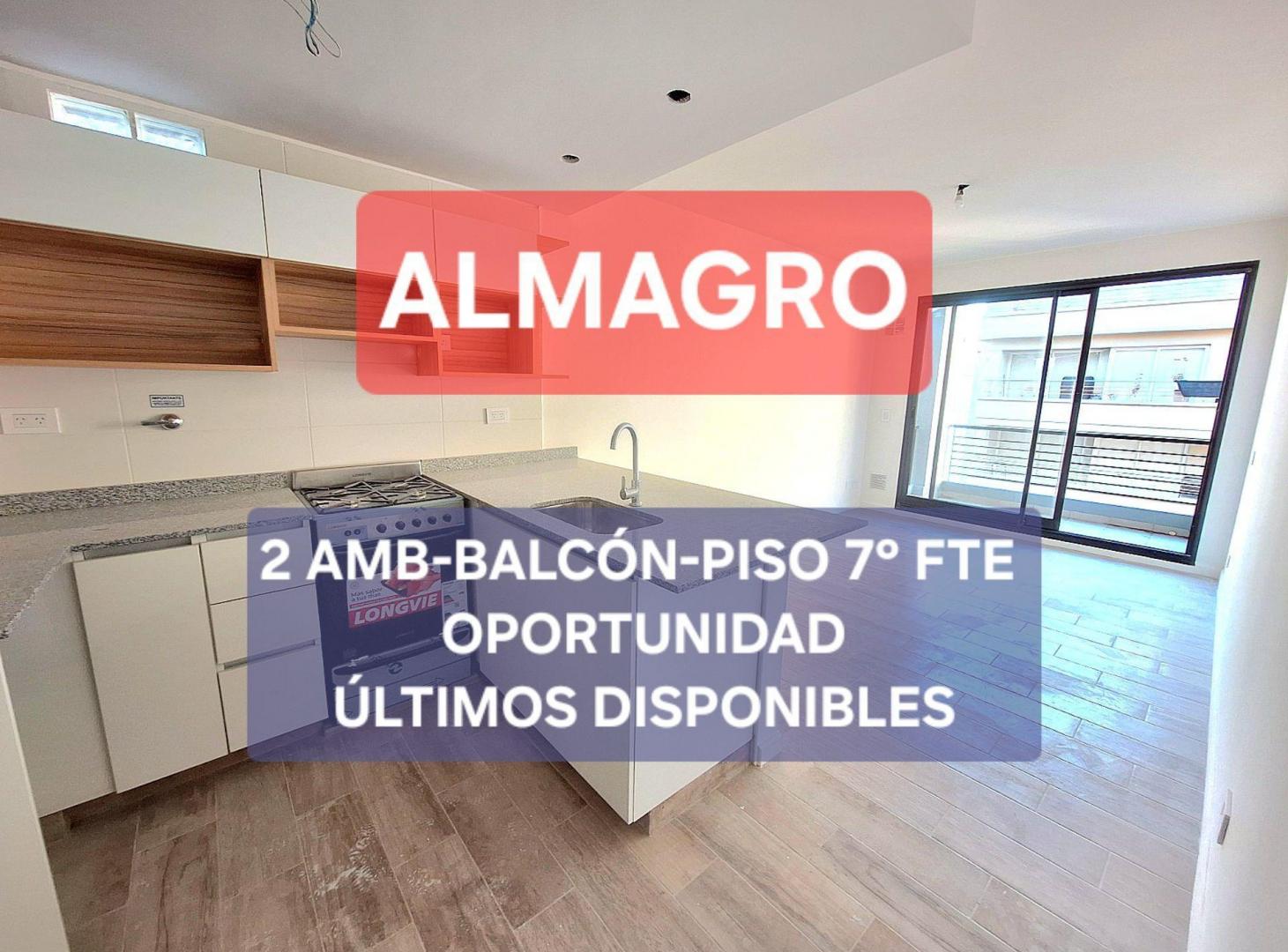 Foto de DEPARTAMENTO 2 AMBIENTES VENTA ALMAGRO BALCON, imagen 4