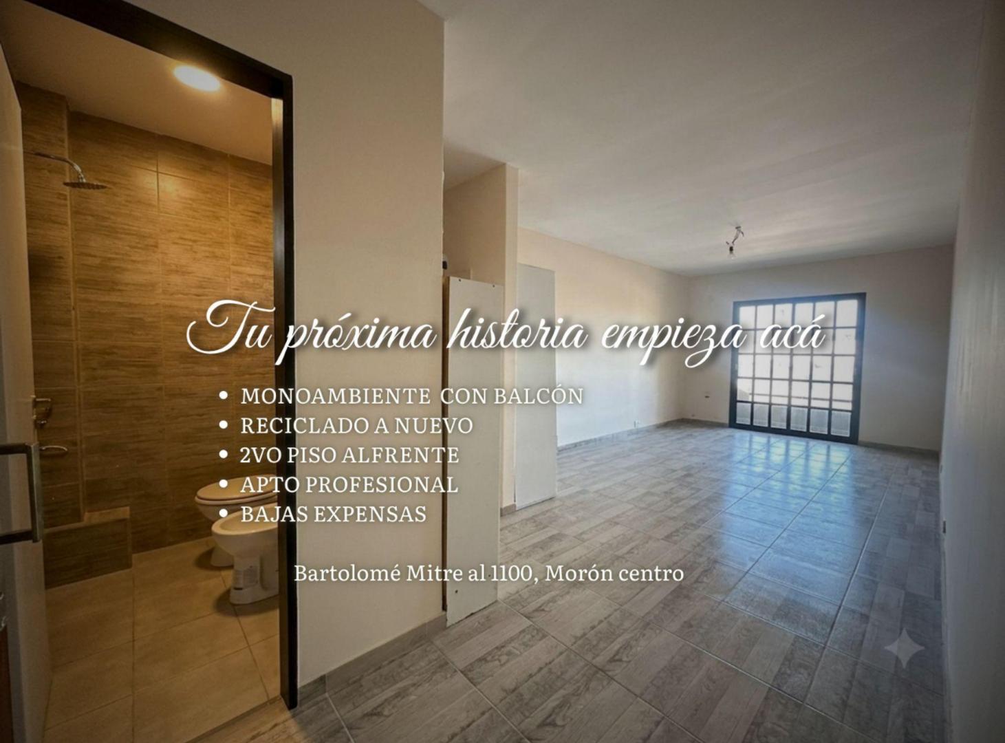 Foto de VENTA MONOAMBIENTE RECICLADO MORON BALCON, imagen 2