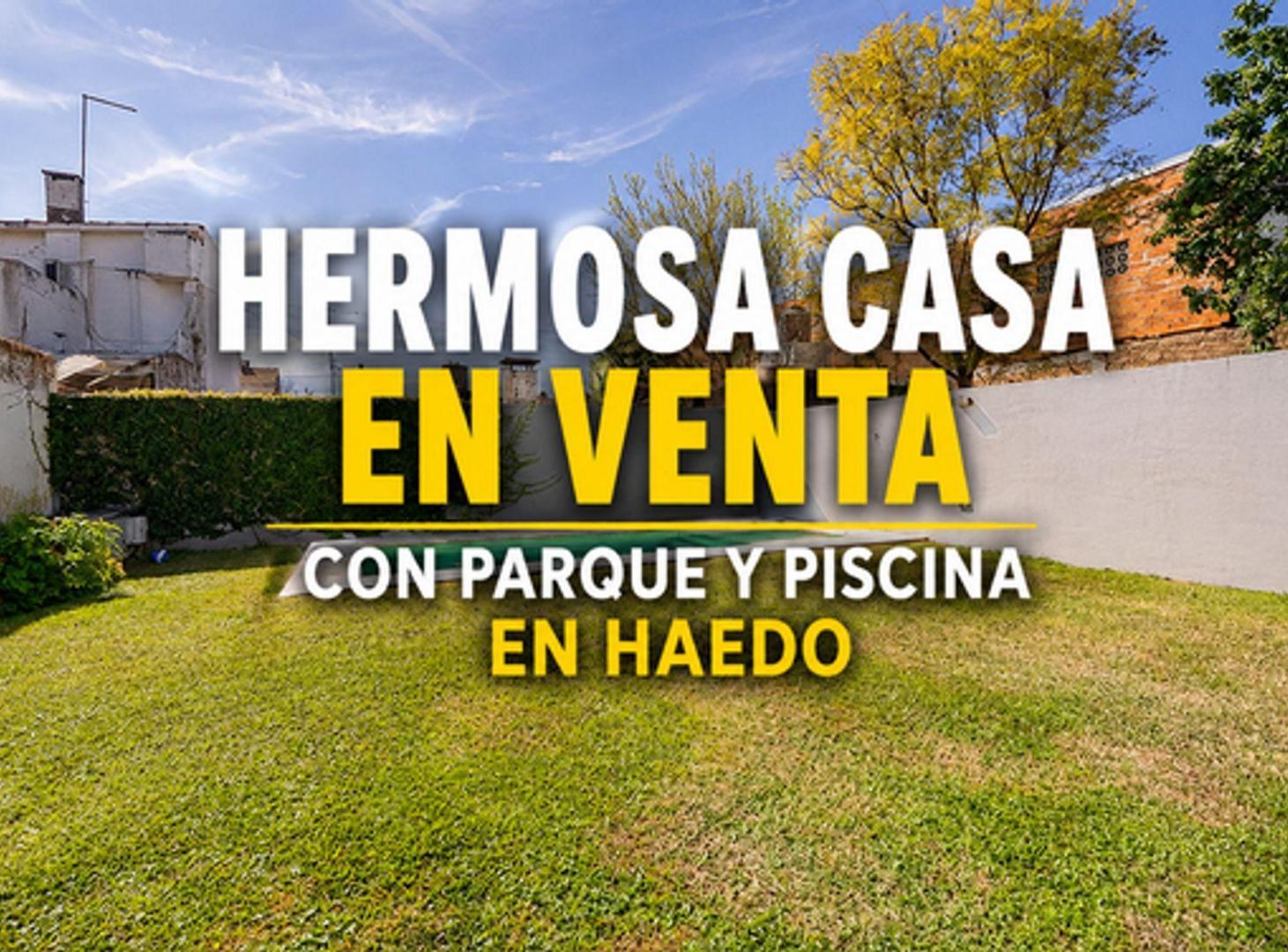 Foto de CASA 5 AMBIENTES VENTA HAEDO CON PARQUE Y PILETA, imagen 3
