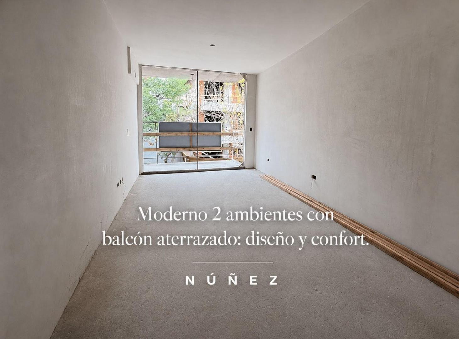Foto de DEPARTAMENTO 2 AMBIENTES BALCON TERRAZA NUÑEZ, imagen 2