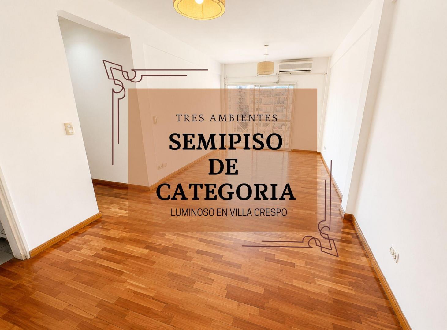 Foto de VENTA SEMIPISO LUMINOSO EN VILLA CRESPO, imagen 1