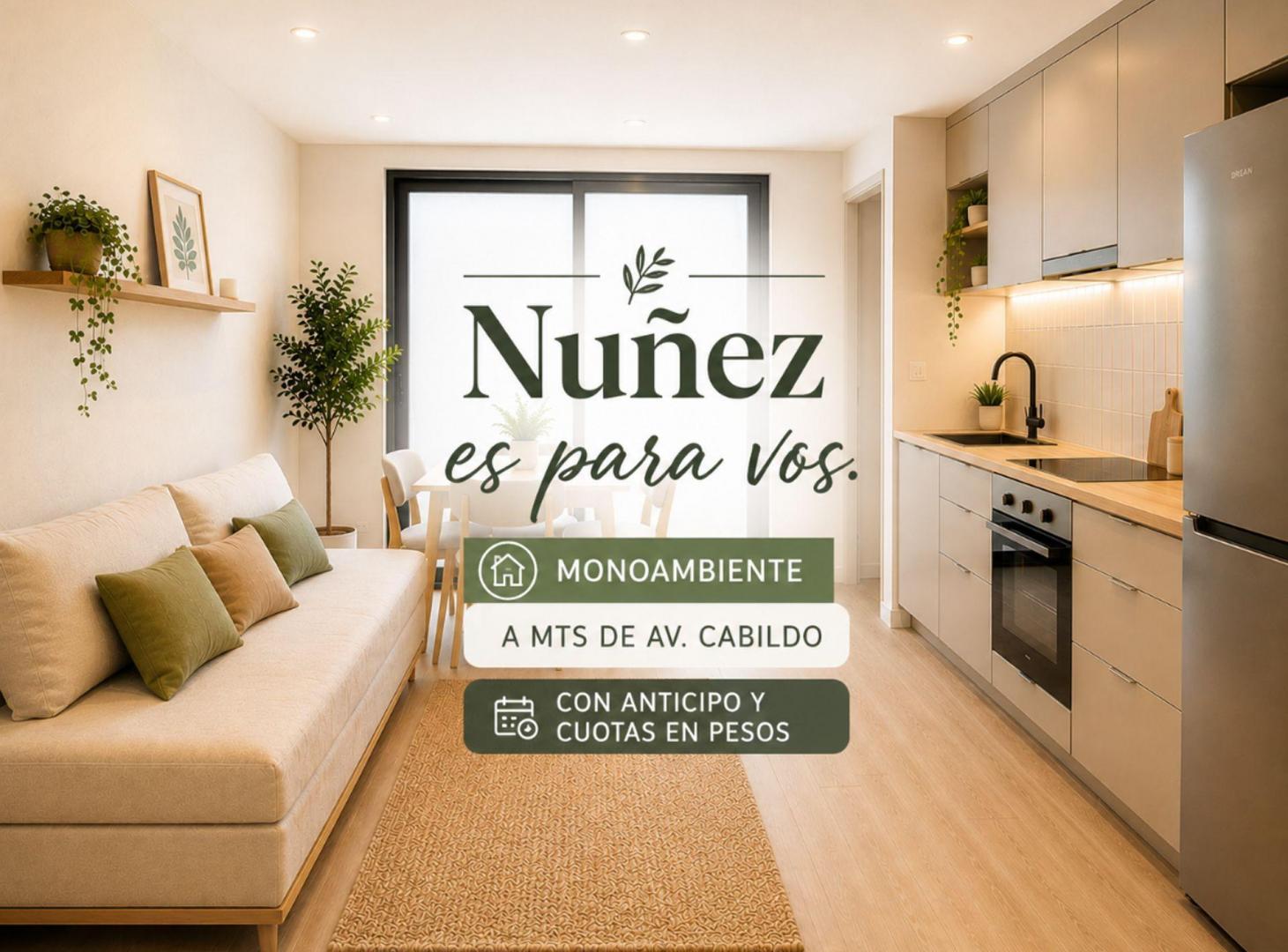 Foto de DEPARTAMENTO MONOAMBIENTE VENTA NUÑEZ CON PILETA, imagen 4