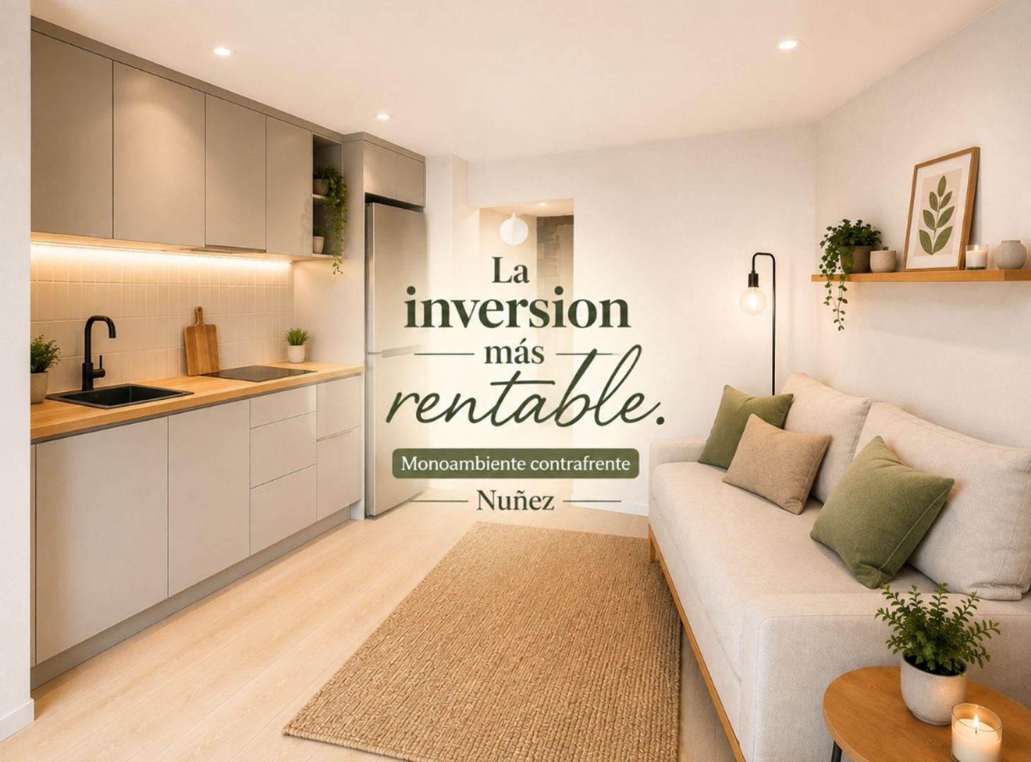 Foto de VENTA DEPARTAMENTO MONOAMBIENTE CON PILETA NUÑEZ, imagen 1