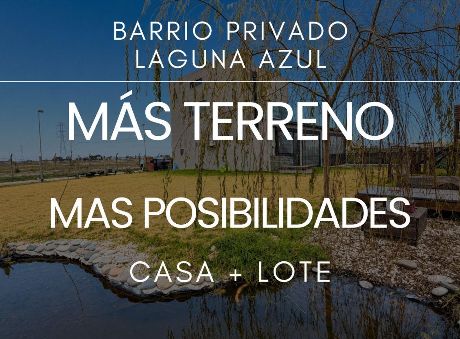 Foto de CASA MAS LOTE LAGUNA AZUL APTO CREDITO SPEGAZZINI, imagen 1