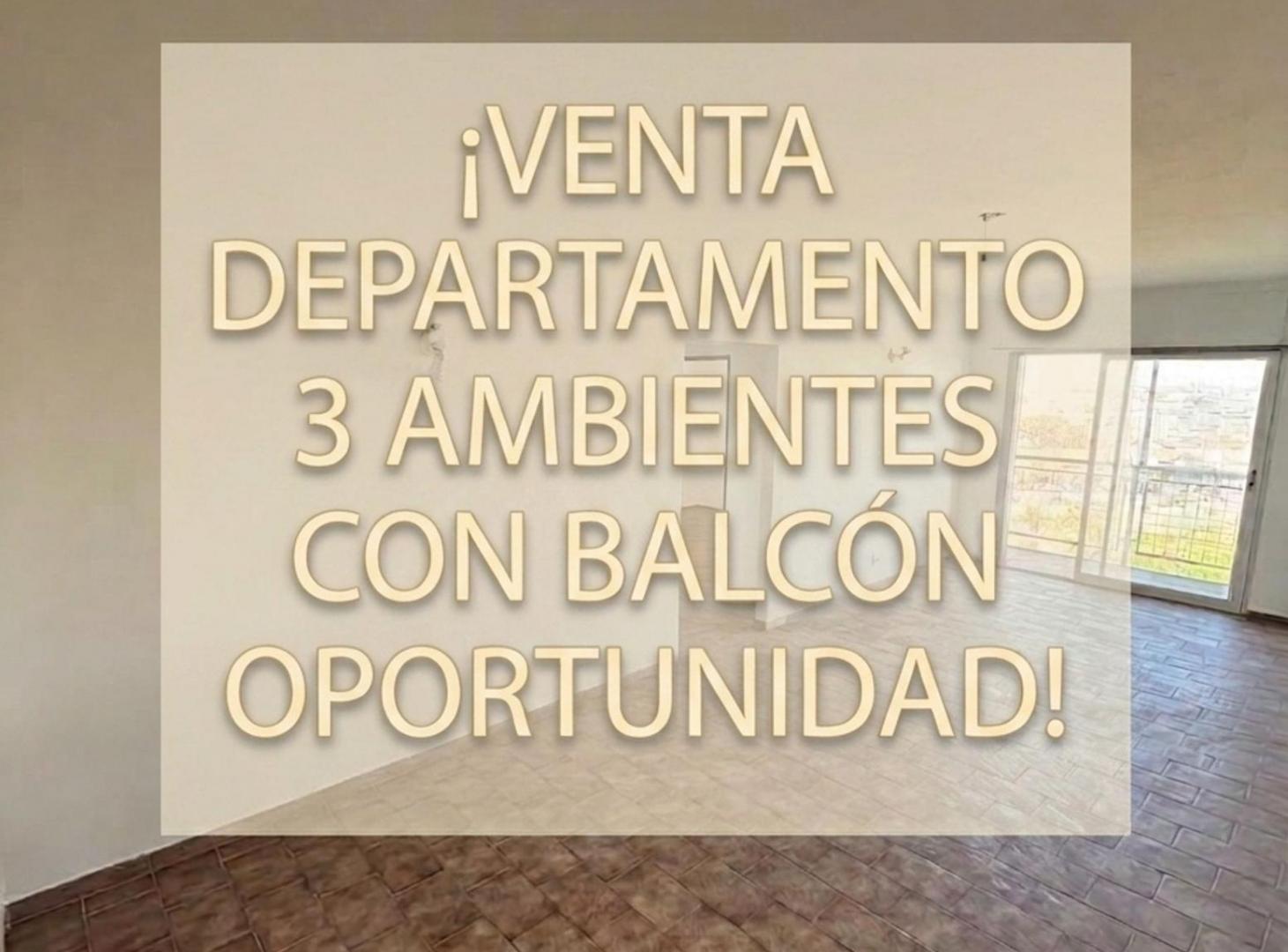 Foto de VENTA DEPARTAMENTO 3 AMBIENTES OPORTUNIDAD, imagen 1