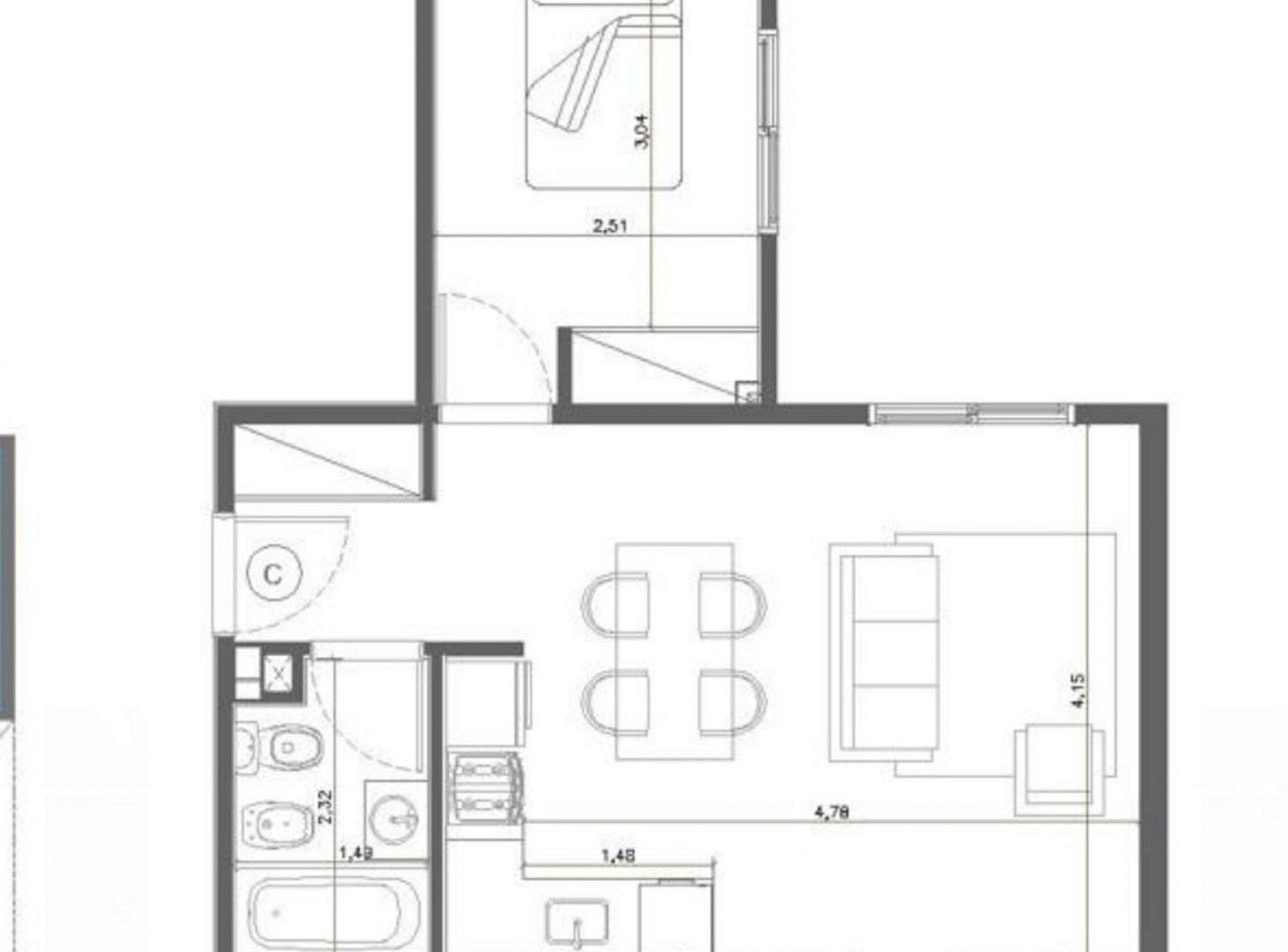 Foto de VENTA DEPARTAMENTO 2 AMBIENTES VILLA DEL PARQUE, imagen 2