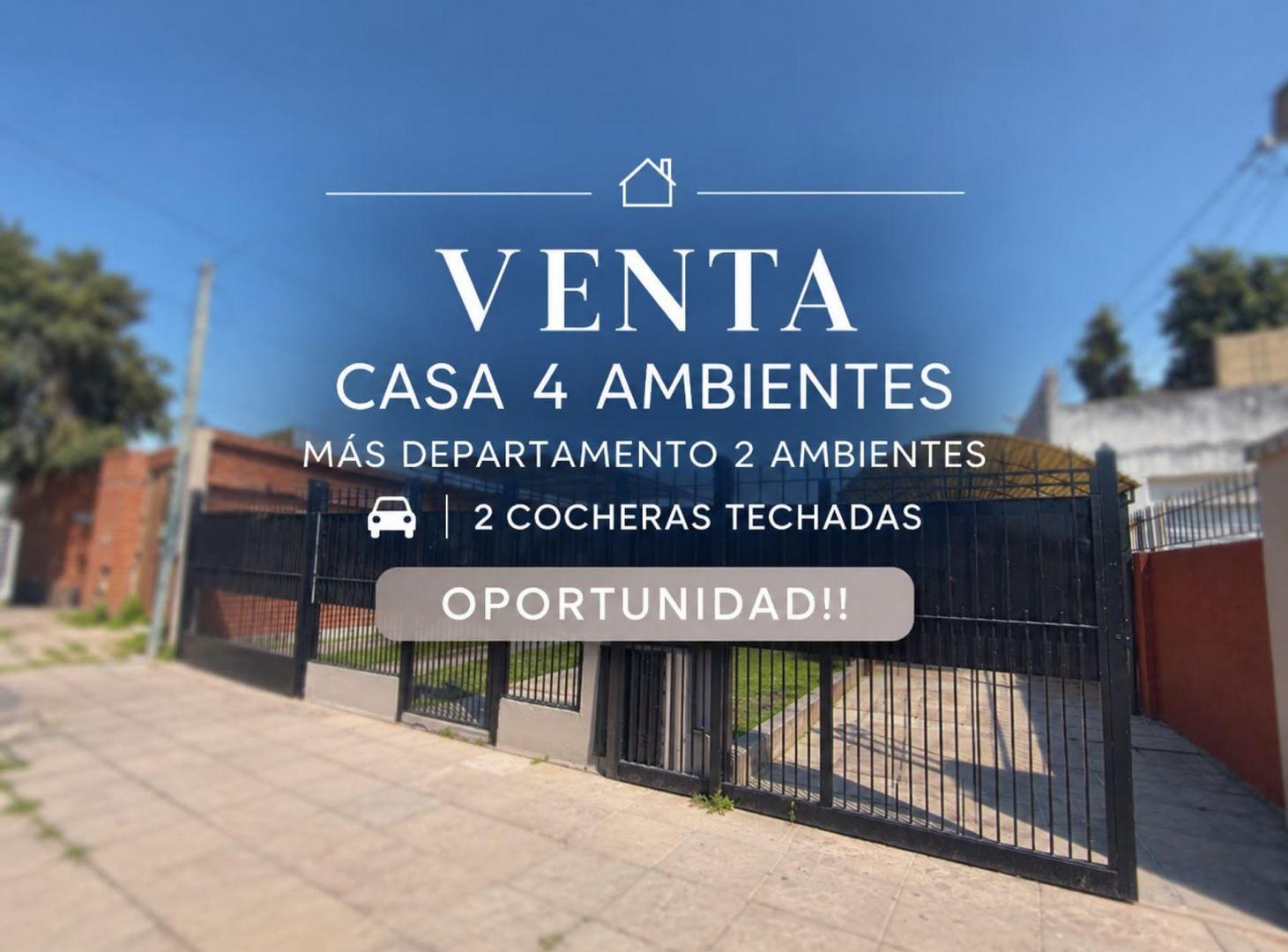 Foto de VENTA CASA 4 AMBIENTES MAS DEPARTAMENTO MERLO, imagen 1