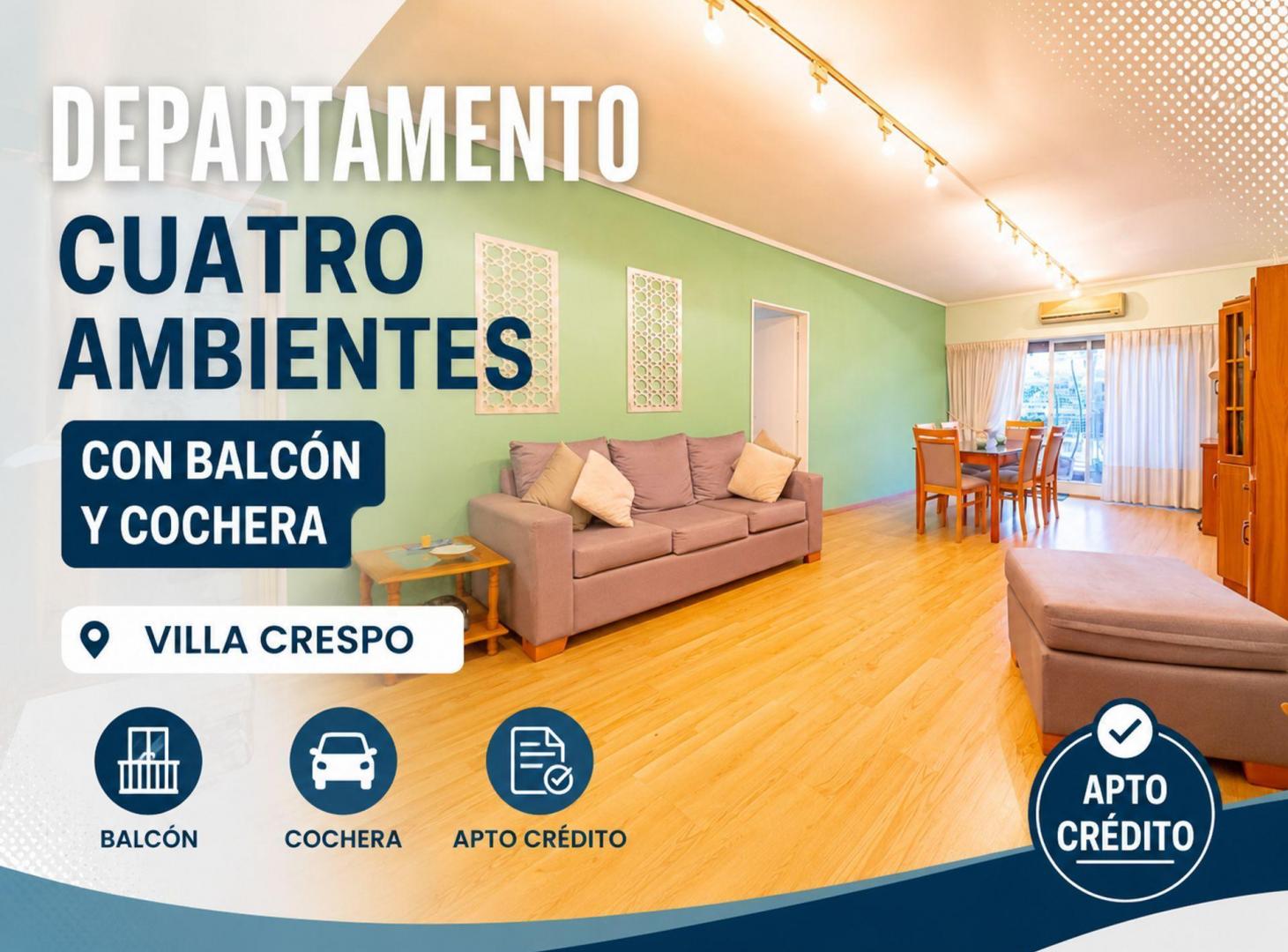 Foto de VENTA DEPARTAMENTO 4 AMBIENTES VILLA CRESPO COCHER, imagen 5
