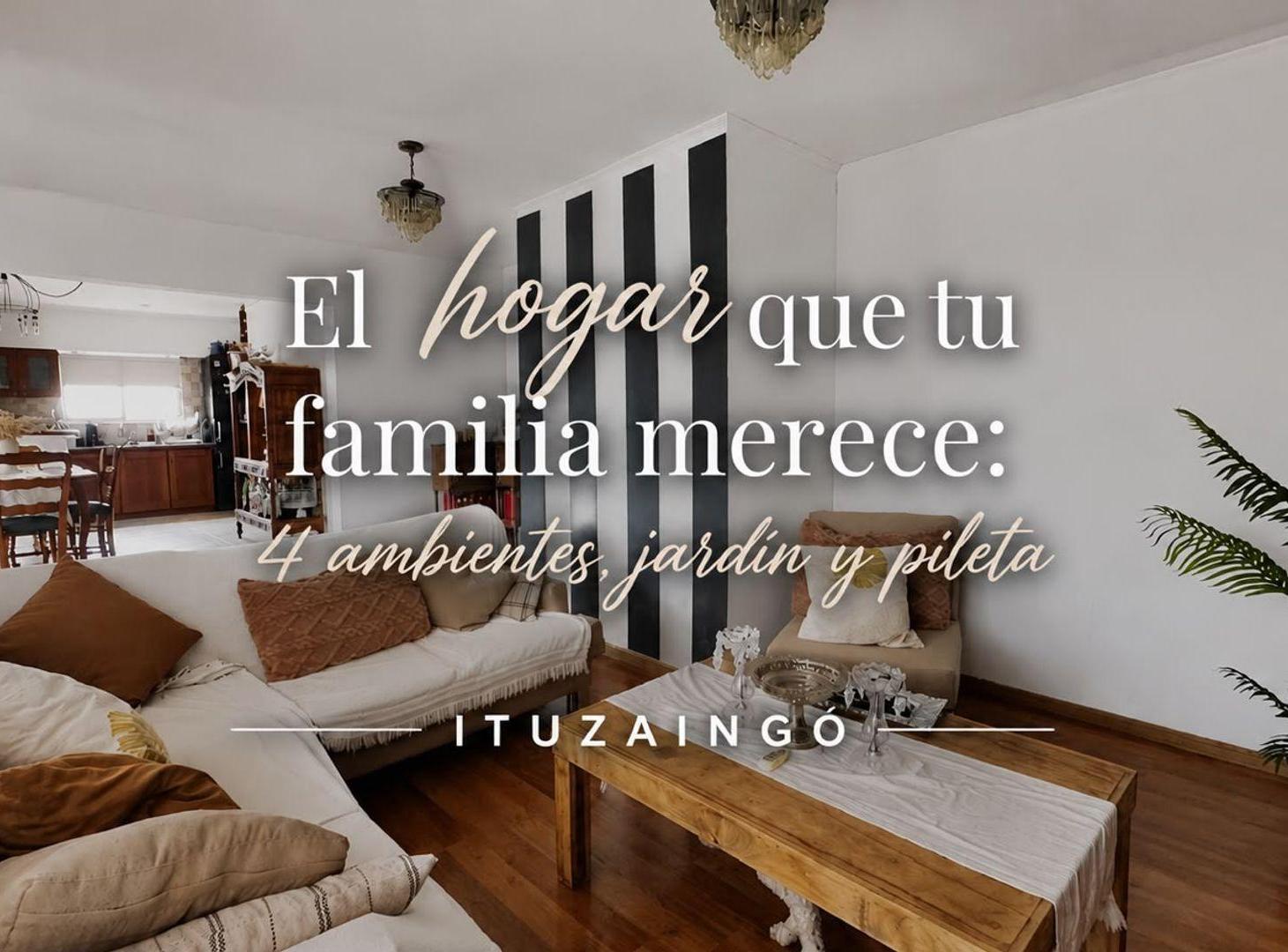 Foto de CASA 4 AMBIENTES VENTA ITUZAINGO JARDIN PILETA, imagen 1