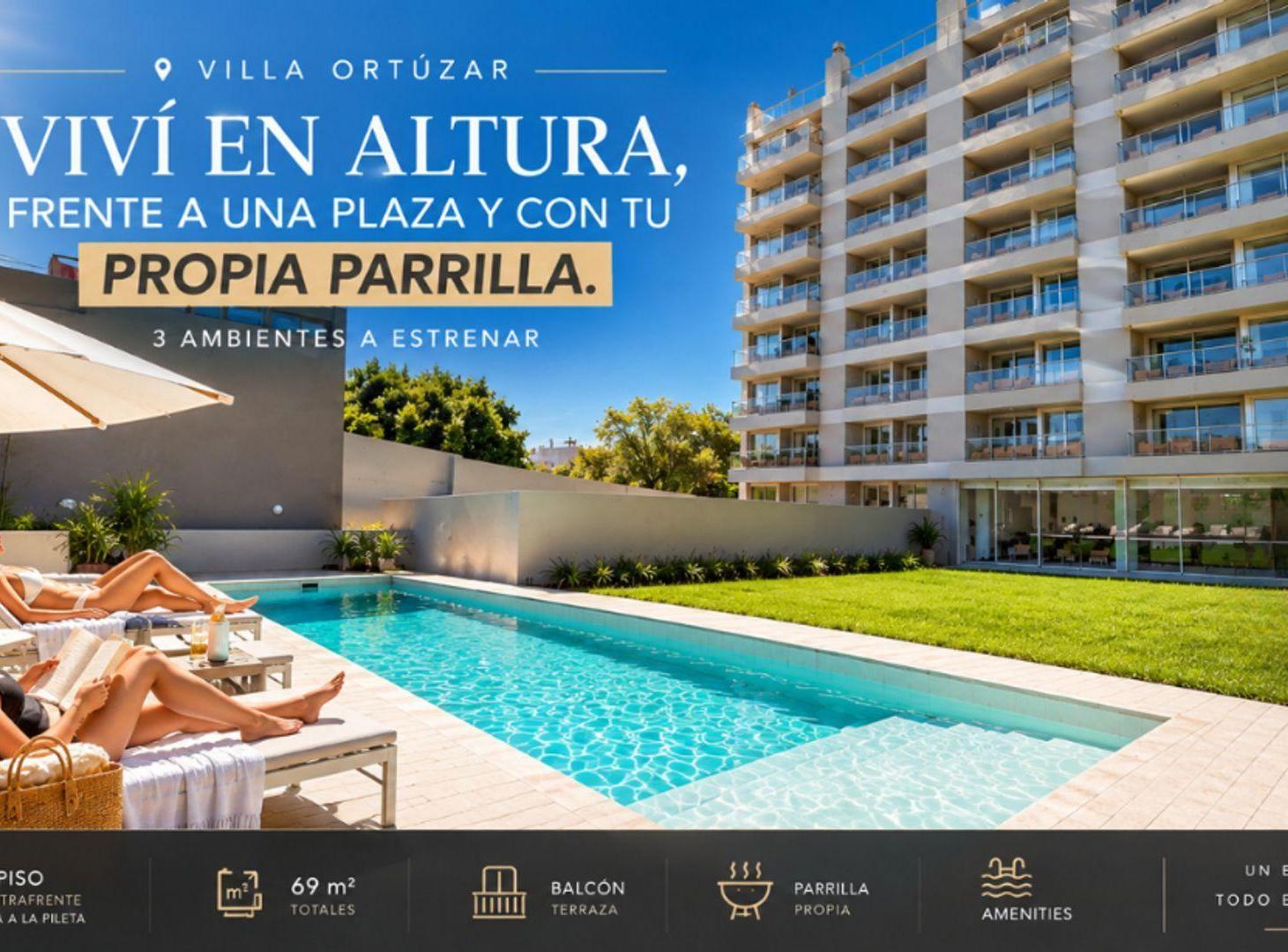 Foto de 3 AMBIENTES A ESTRENAR VILLA ORTUZAR CON AMENITIES, imagen 1